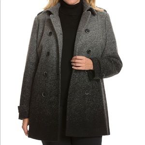 Lane Bryant Gray Ombré Peacoat